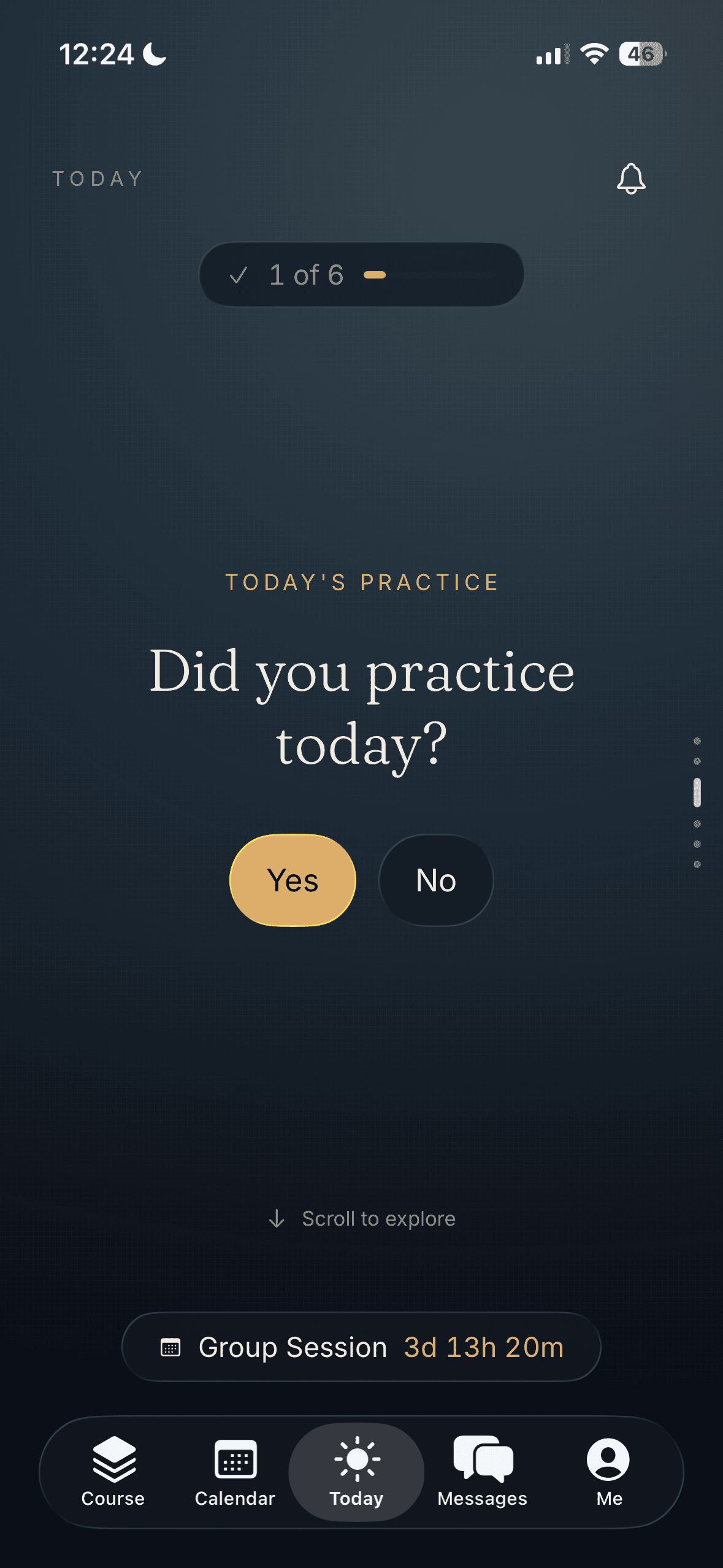 Your client’s daily practice in Meridian